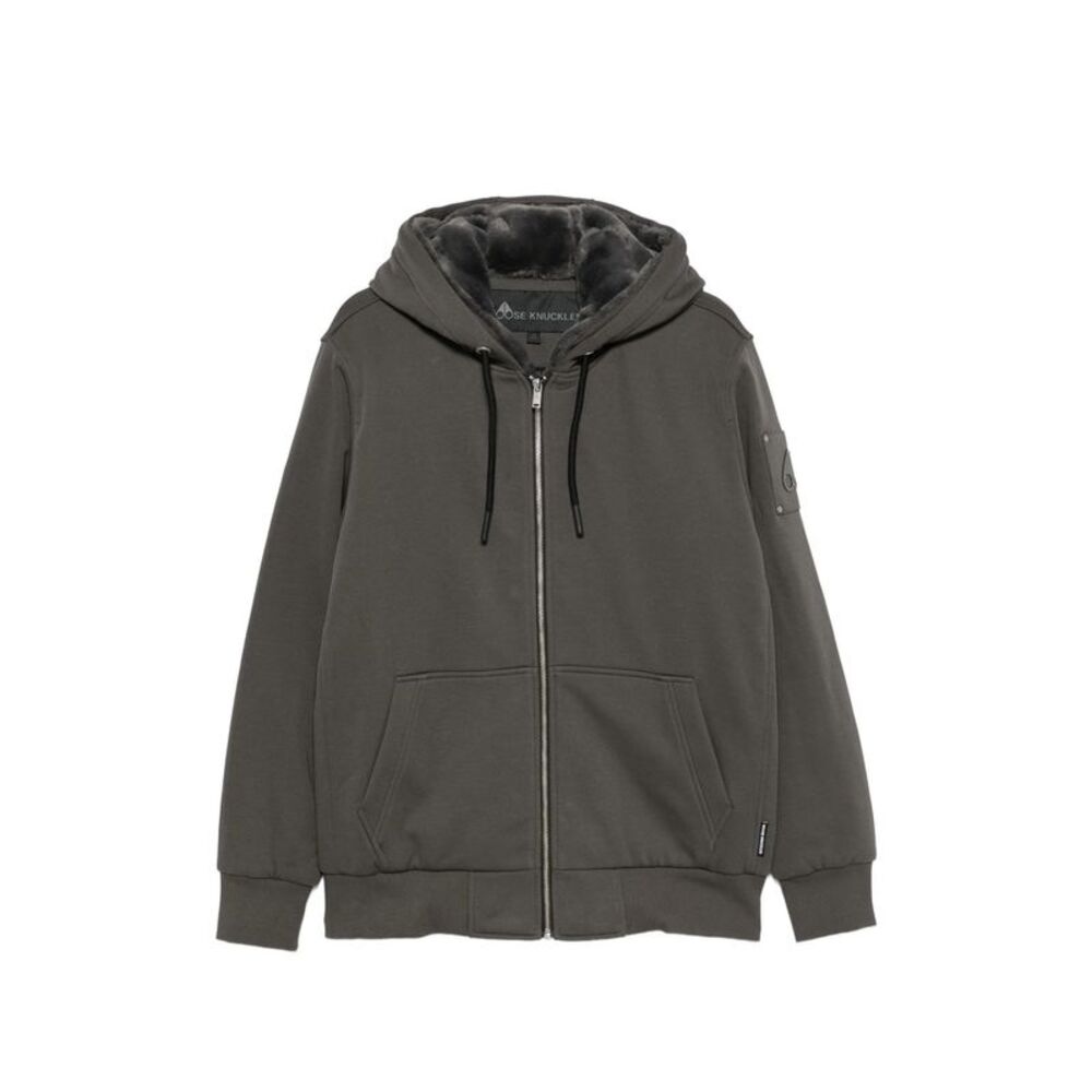 Moose Knuckles Grey Sweaters & Knitwear - Hoodies Men